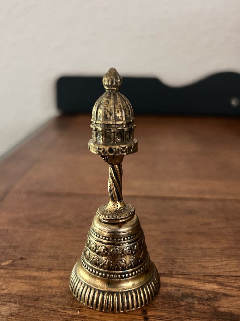 Vintage Brass Roma Vatican Bell Approximately‎ 3 1/2”
